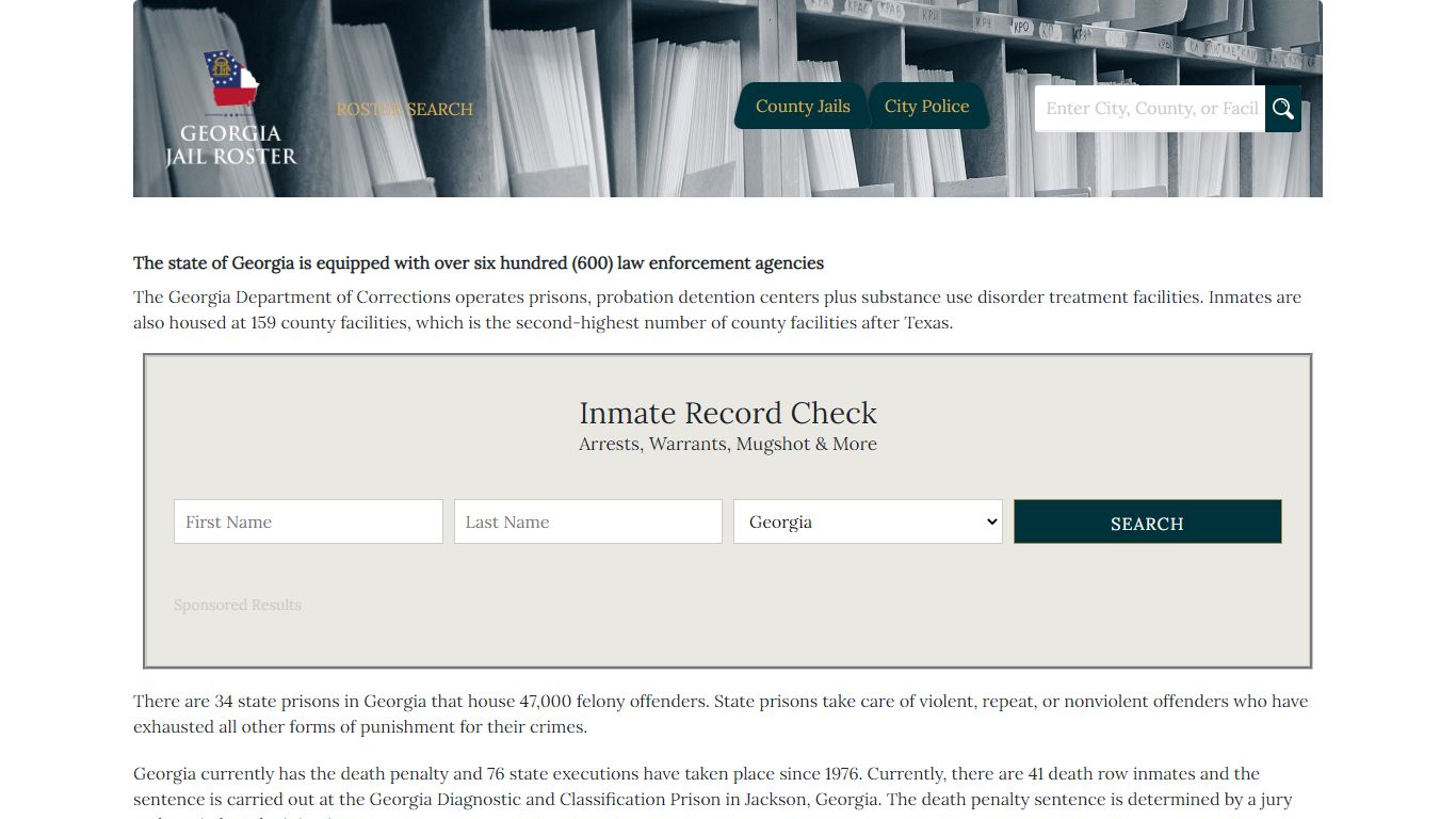Appling County | Georgia Jail Inmate Search
